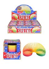 Rainbow Colour Magic Slinky Spring 6.5cm - Christmas Stocking Filler Party Bag