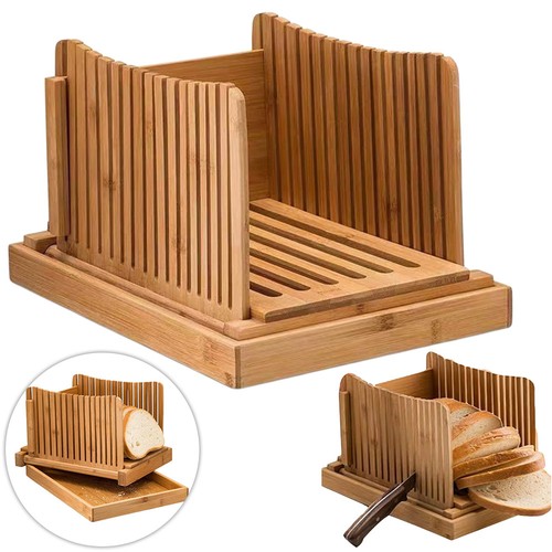 Bamboo bread slicer - board, loaf