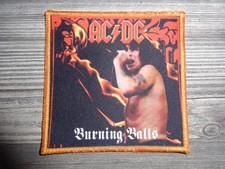 AC/DC Patch Rock Metal Burning