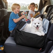 Dog Car Seat with Safe Belt Washable and Stain Resistant 2 in 1 Pet Booster Seat
