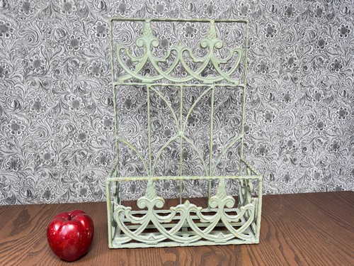 Antique cast iron wall - iron, rack