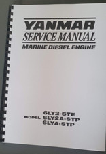 YANMAR MARINE DIESEL ENGINE SERVICE MANUAL - 6LY2-STE 6LY2A-STP 6LYA-STP - 2001