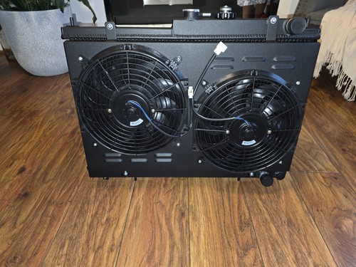 3row radiator shroud - radiator+shroud, relay