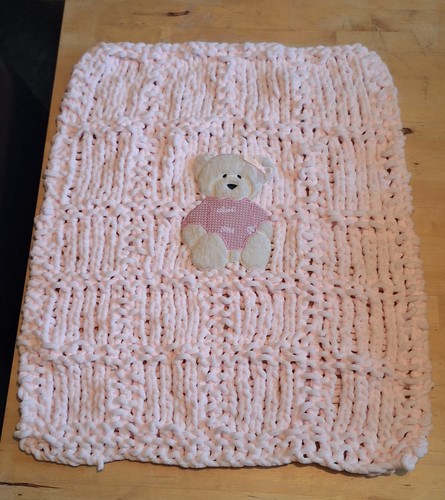 Adorable baby blanket handmade - blanket,