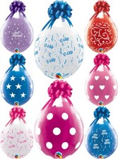 QUALATEX 18" CLEAR PRINTED LATEX STUFFING BALLOONS TRANSPARENT 5 10 15 20 25