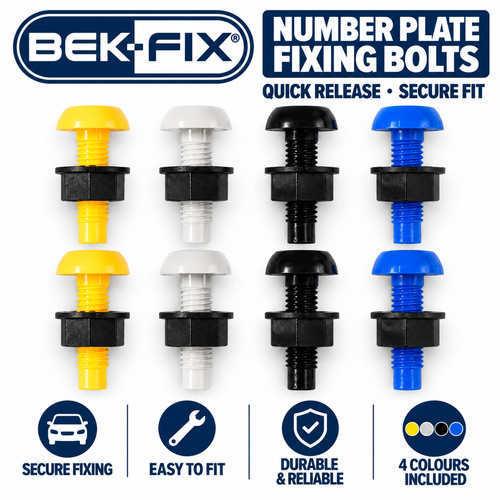 Number plate plastic bolts - bolts, &