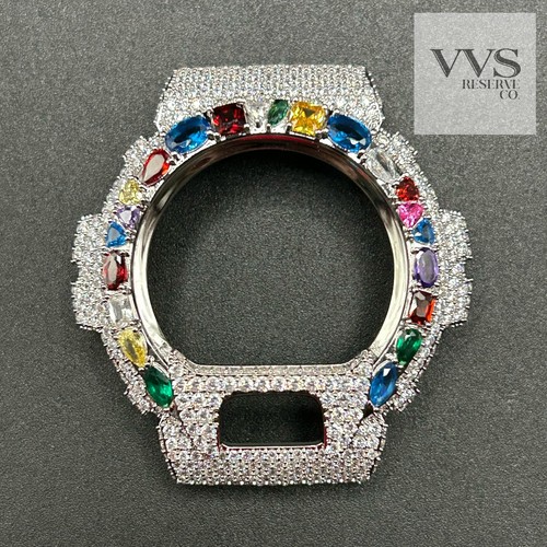 Cubic zirconia iced bezel - 5a,