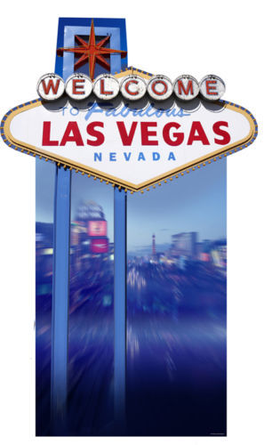 Vegas sign - (poker, night)