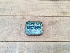 Vintage WD & HO Wills Capstan Navy Cut Medium Strength Small Tobacco Tin