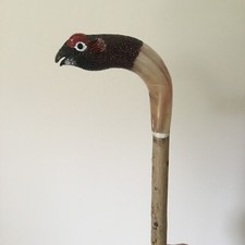rams horn shepherds crook walking stick