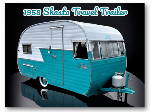 1958 shasta travel trailer - shasta,