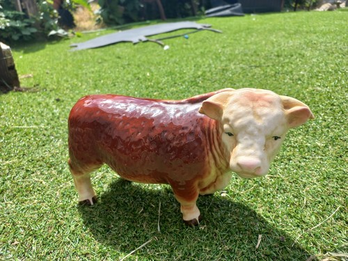 Melba ware bull figurine - melba,