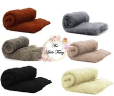 Carded Perendale Wool Batt