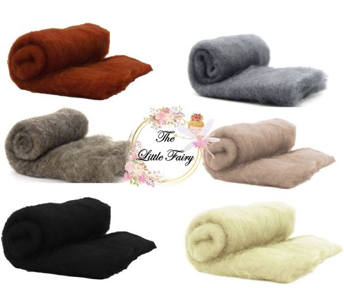 Carded perendale wool - carded, batt