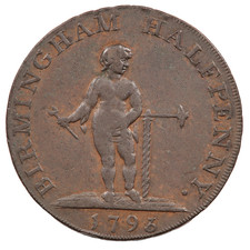 1793 BIRMINGHAM HALFPENNY