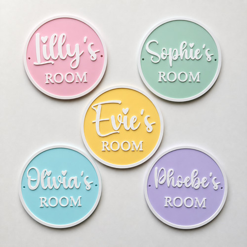 Personalised name door sign - door,