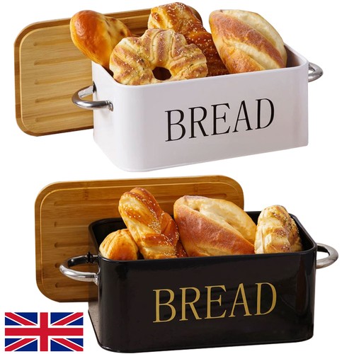 Metal bread bin - metal,