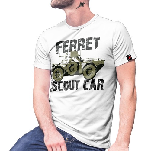 Ferret scout car wheeled - ferret, tank