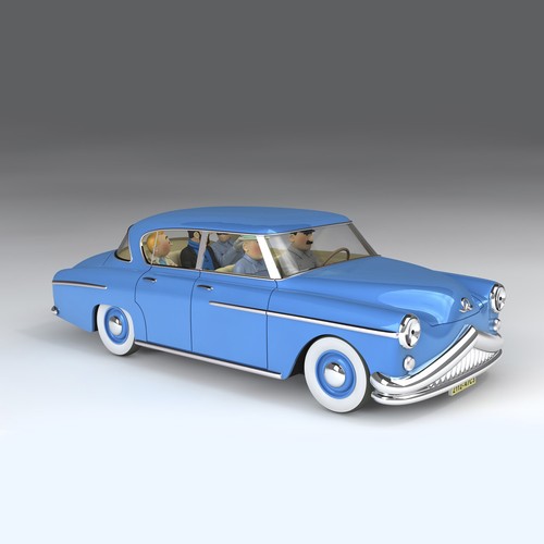 Voiture tintin model - model, car