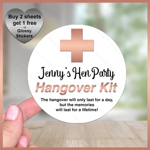 Personalised hangover kit - hangover,