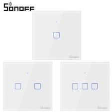 SONOFF TX Smart Wall Touch Switch,1/2/3 Gang Light Switch For Alexa/ eWelink APP