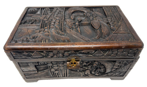 Vintage chinese hand carved - hand,
