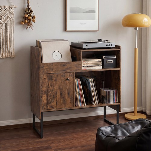 Large turntable cabinet record - cabinet,