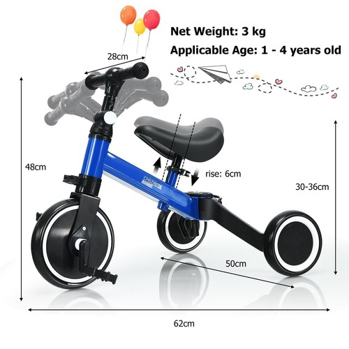 Kids tricycle and - in,