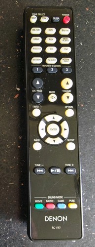 Denon remote control 1167 - control, rc-1167