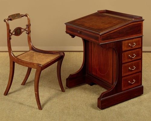 Antique inlaid mahogany - antique,