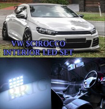 FOR VW Scirocco MK3 III FULL LED INTERIOR LIGHT UPGRADE ERROR FREE- XENON WHITE