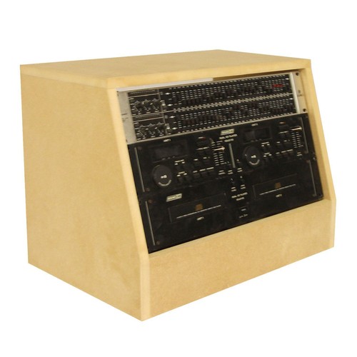 Inch angled desktop rack - inch,