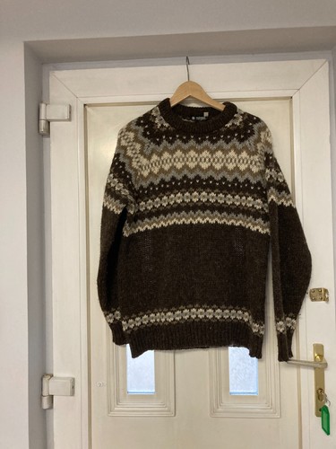 Eskimo fair isle pullover - isle, xl