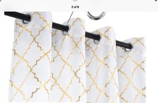 Kotile Gold White Sheer