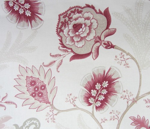 Floral toile cotton - floral,