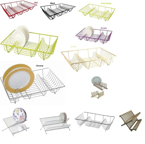 Dish drainer wooden metal - wooden,