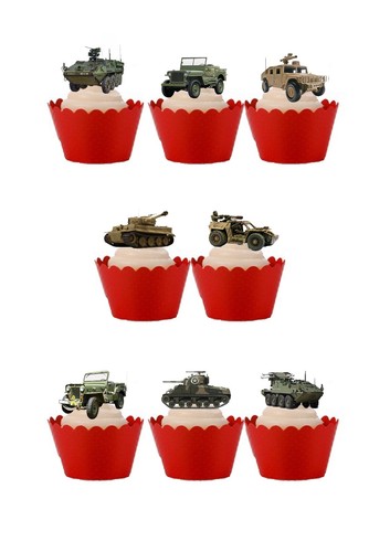 Cake toppers military army - cake,