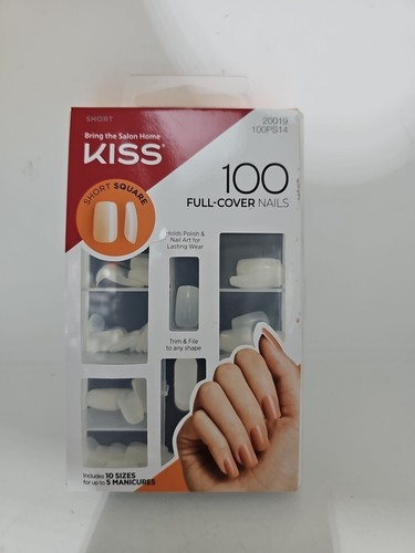 Kiss 100 full cover nails - nails, kit