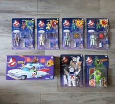 THE REAL GHOSTBUSTERS SET COMPLETO 6 ACTION FIGURE + ECTO-1 HASBRO KENNER NEW