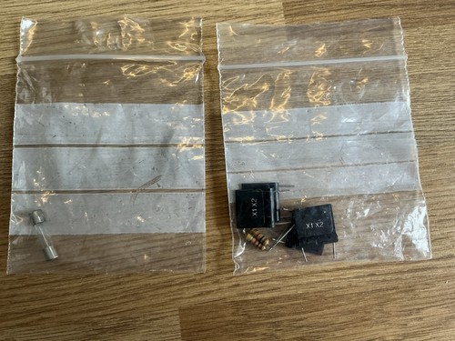 Resistor pack and fuses for - resistor,