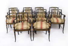 Antique Set 10 English Regency