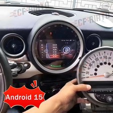 Android 15 Apple Carplay GPS WiFi Car Stereo for BMW Mini Cooper R55 R56 Clubman