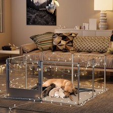 47" Pet Playpen Indoor Run