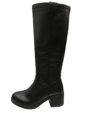Bertie Tyrus Knee High Black Boots Ladies UK 3 EUR 36 REF D74-