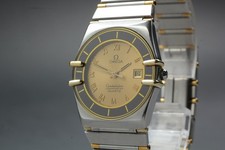 VINTAGE OMEGA Constellation Cal.1382 Gold Chronometer Quartz Women's Watch JAPAN