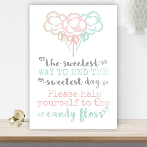 Candy floss table - candy,