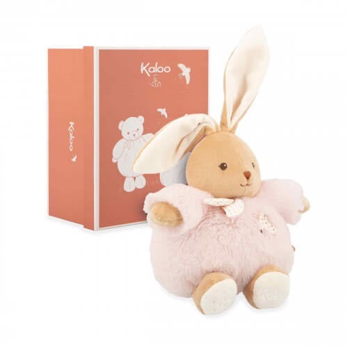 Kaloo 17cm pink chubby rabbit - kaloo,