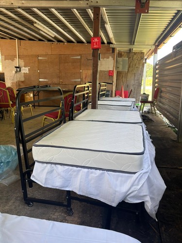 Portable folding single bed - single,