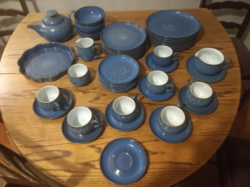Denby midnight blue dinner set - midnight,