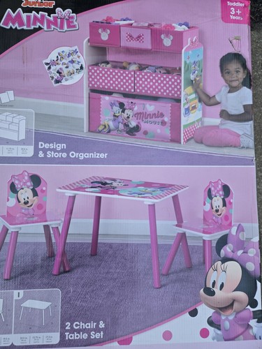 Minnie mouse piece wood - minnie, 4-piece